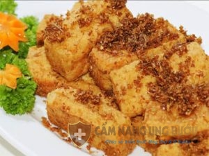 Đậu phụ chiên sả ớt